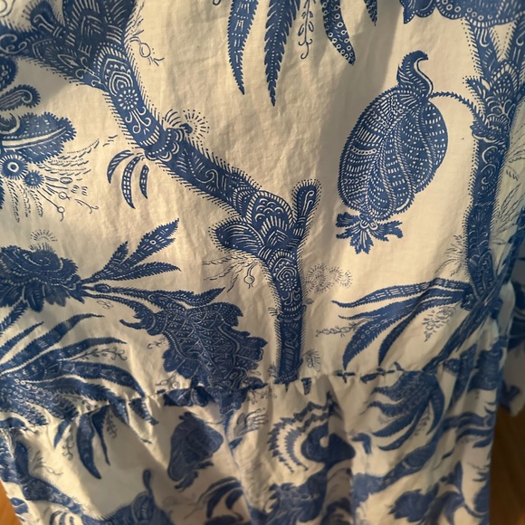 H&M  Vestido Birds of Paradise Tropical Maxi Dress NWOT size XXL - Picture 10 of 12